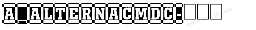 a_AlternaCmDc字体转换