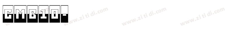 cmb10字体转换