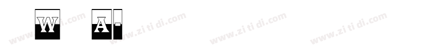 方正w筑紫A字体转换