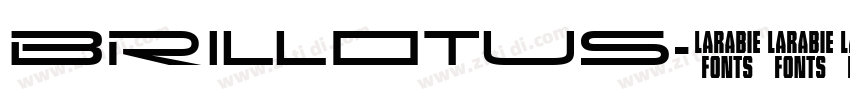 Brillotus字体转换