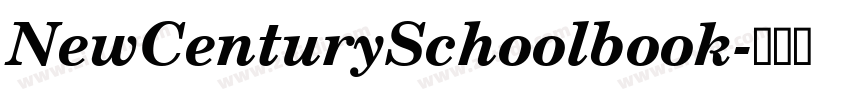 NewCenturySchoolbook字体转换