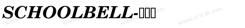 SCHOOLBELL字体转换