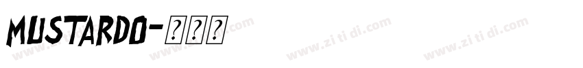 mustardo字体转换