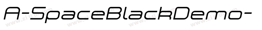 A-SpaceBlackDemo字体转换
