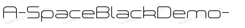 A-SpaceBlackDemo字体转换