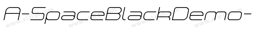 A-SpaceBlackDemo字体转换