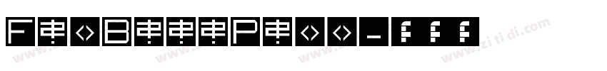 FatBackPlus字体转换