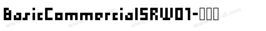 BasicCommercialSRW01字体转换
