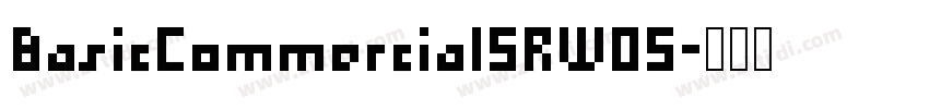 BasicCommercialSRW05字体转换