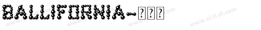 Ballifornia字体转换