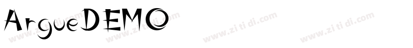 ArgueDEMO字体转换