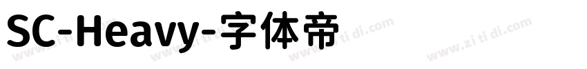 SC-Heavy字体转换