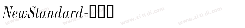 NewStandard字体转换