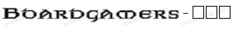Boardgamers字体转换
