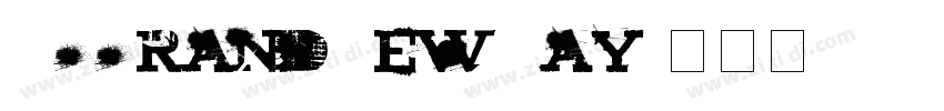 YBBrandNewDay字体转换