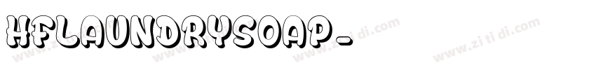 HFLaundrySoap字体转换