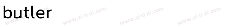 butler字体转换