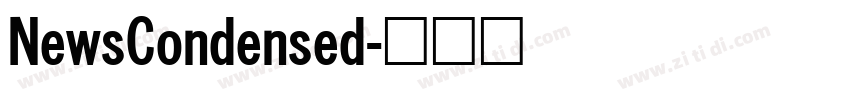 NewsCondensed字体转换