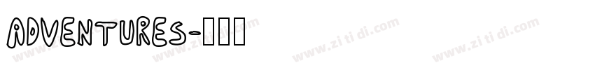Adventures字体转换