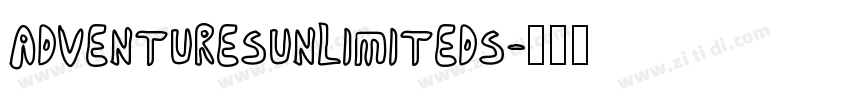AdventuresUnlimitedS字体转换