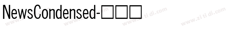 NewsCondensed字体转换