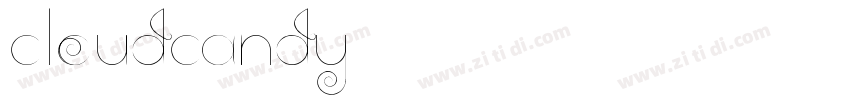 cloudcandy字体转换
