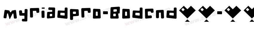 myriadpro-Bodcnd粗体字体转换