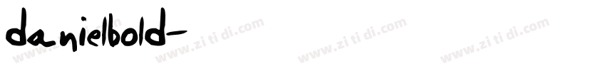 danielbold字体转换