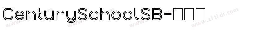 CenturySchoolSB字体转换