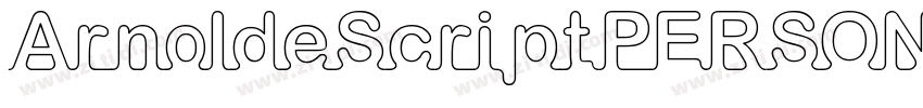 ArnoldeScriptPERSONA字体转换