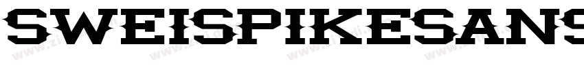 SweiSpikeSansCJ字体转换