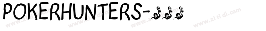 PokerHunters字体转换