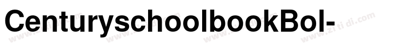 CenturyschoolbookBol字体转换