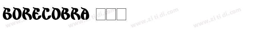 Gorecobra字体转换