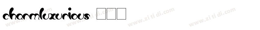 CharmLuxurious字体转换