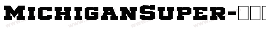 MichiganSuper字体转换