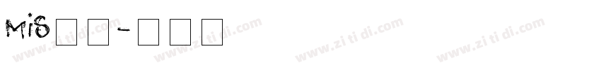 mis字体字体转换