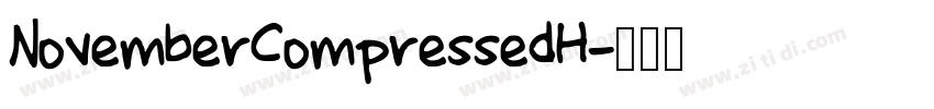 NovemberCompressedH字体转换