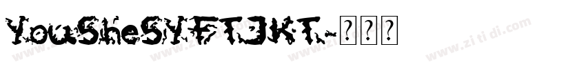 YouSheSYFTJKT字体转换