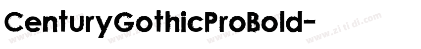 CenturyGothicProBold字体转换 CenturyGothicProBold字体转换
