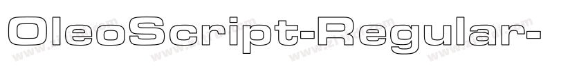 OleoScript-Regular字体转换
