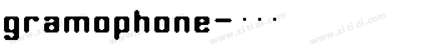 gramophone字体转换