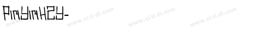 PinYinHZY字体转换