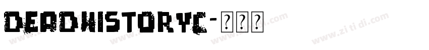 DeadHistoryC字体转换