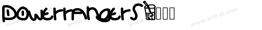 powerrangers字体转换