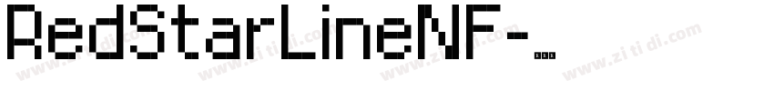 RedStarLineNF字体转换