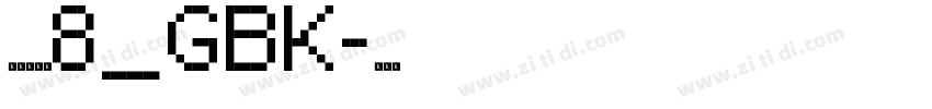 方正兰亭黑8_GBK字体转换