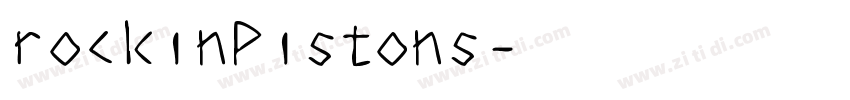 rockinPistons字体转换