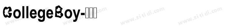 CollegeBoy字体转换