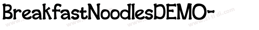 BreakfastNoodlesDEMO字体转换